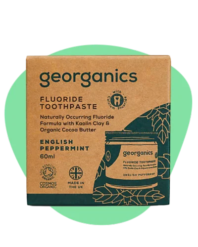 Georganics Fluoride Toothpaste - English Peppermint