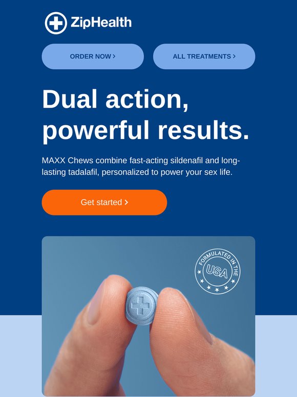 ZipHealth: MAXX Chews: Your secret weapon tonight | Milled