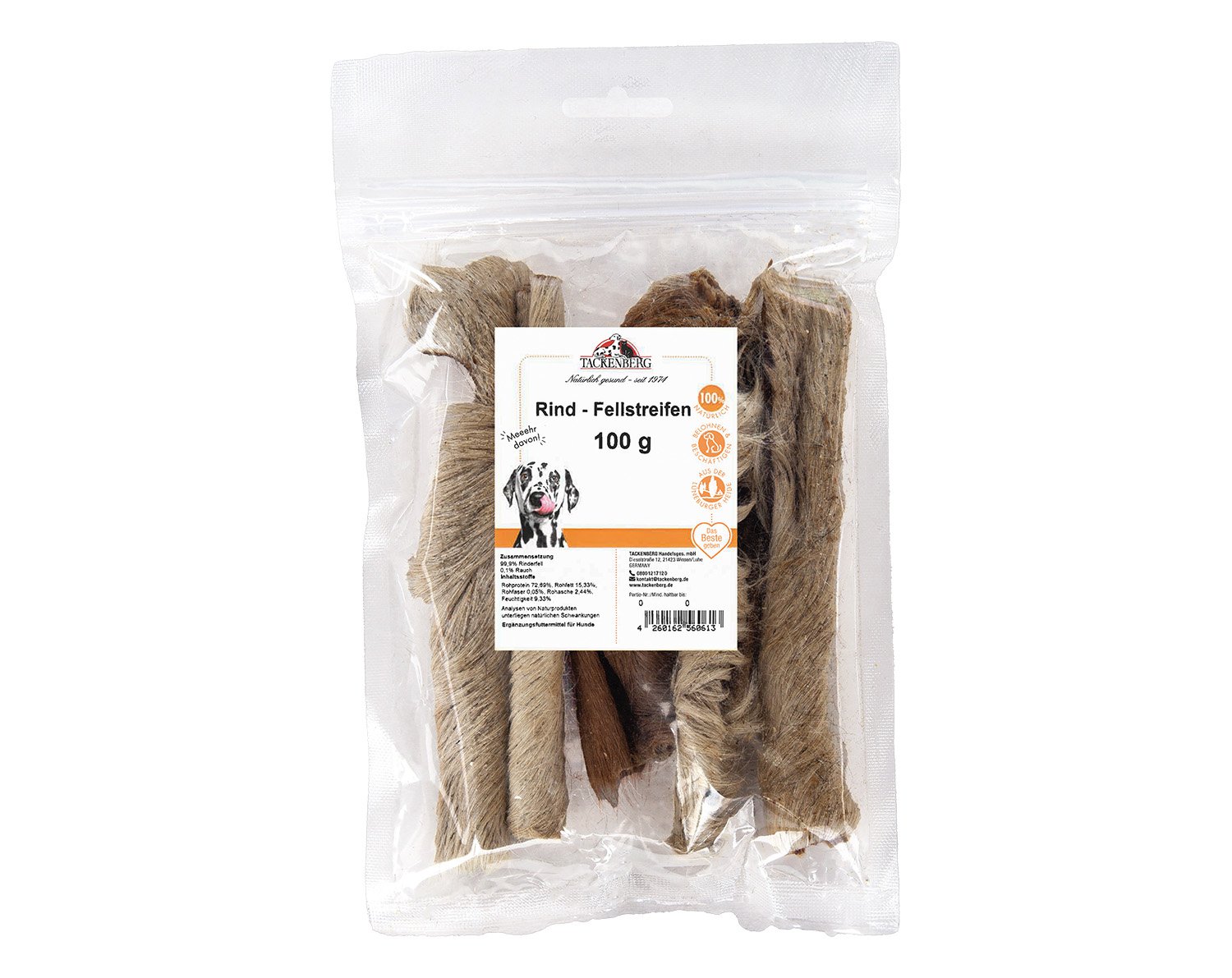 Rind - Fellstreifen, 5 kg.