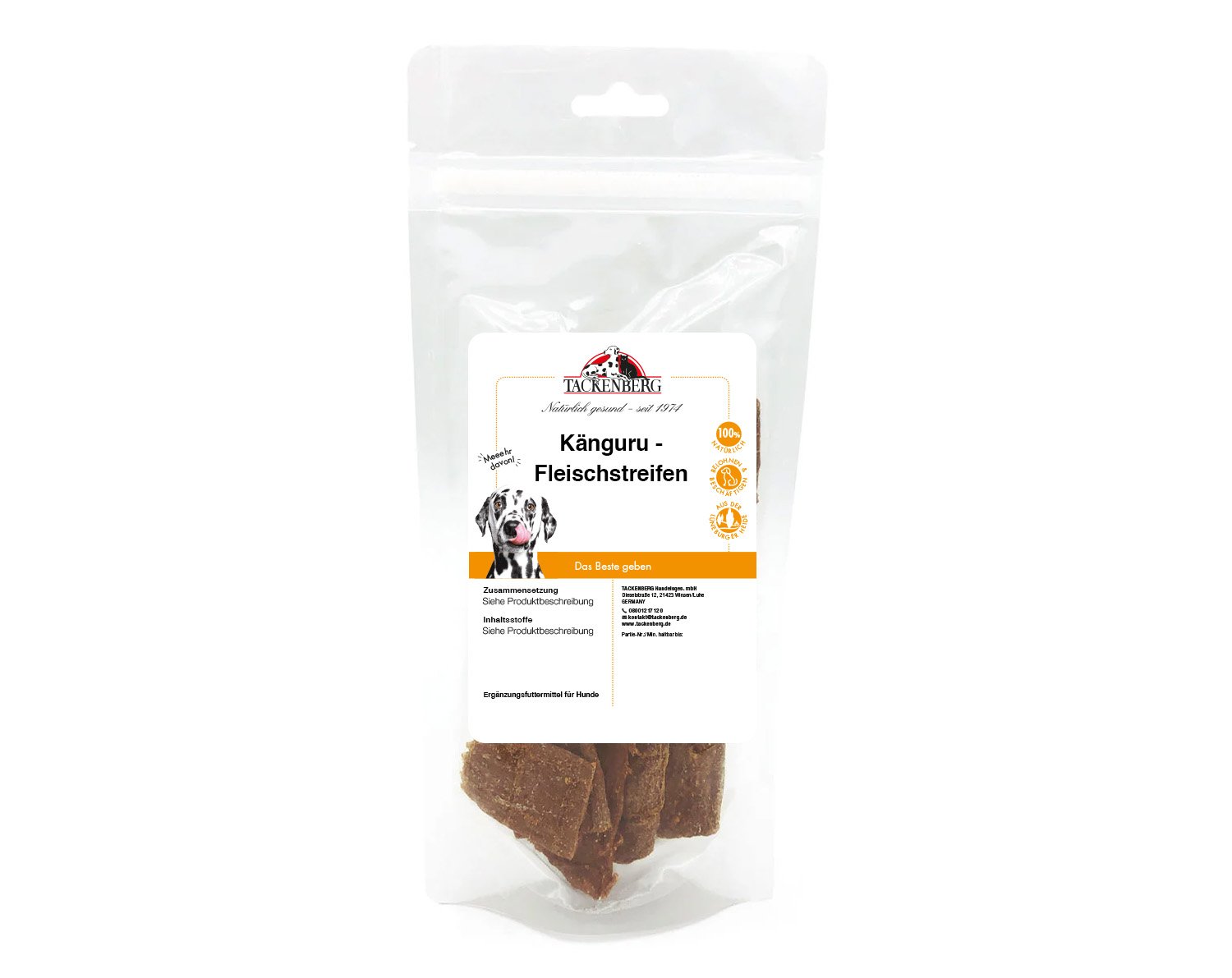 Känguru - Fleischstreifen, 5 kg
