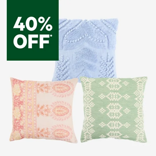 cushions and throws