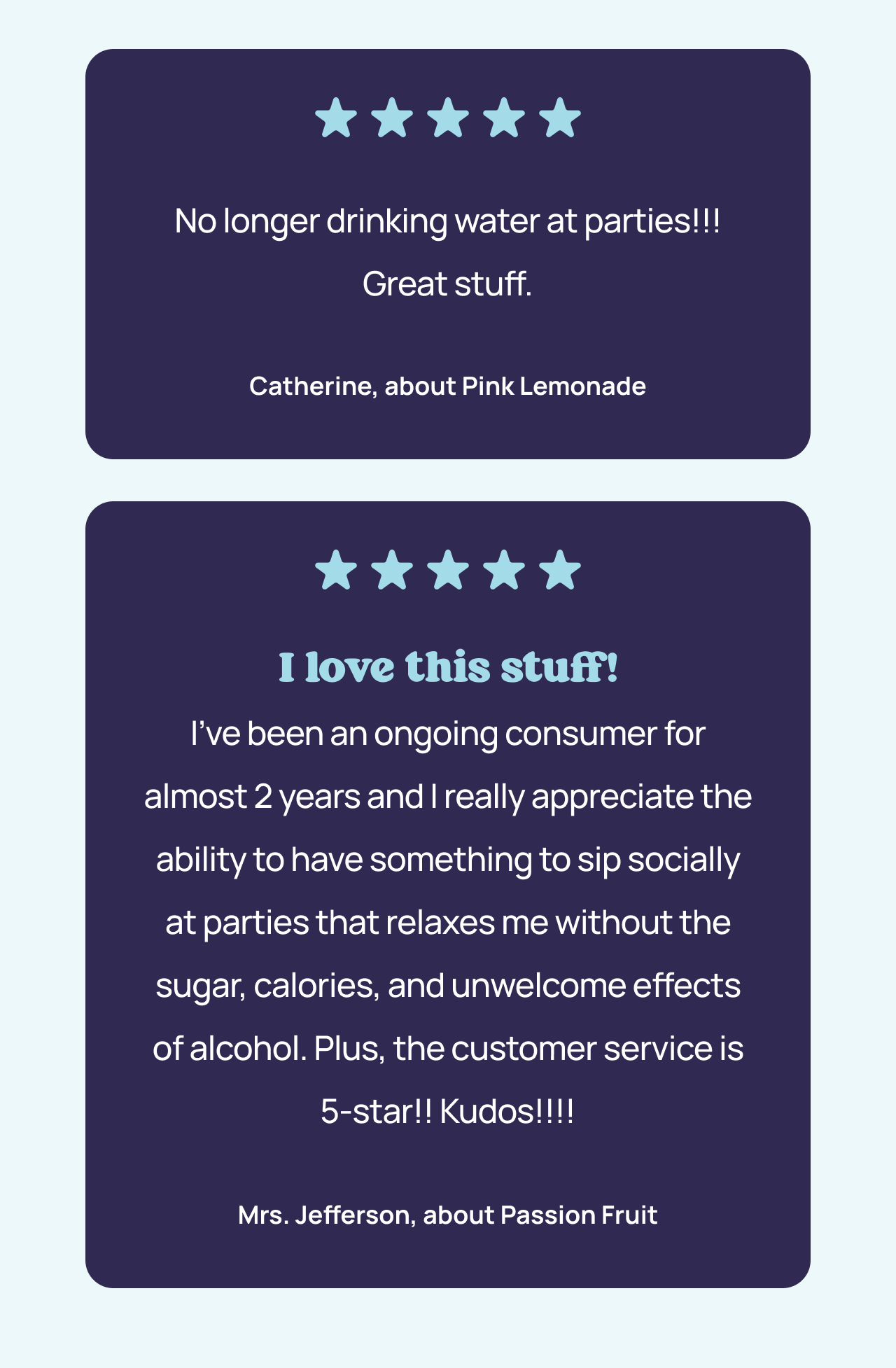 No longer drinking water at parties!!! Great stuff.