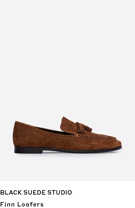 Black Suede Studio | Finn Loafers