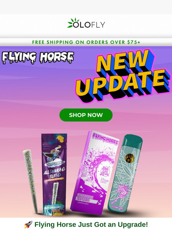 OLOFLY: New Flying Horse Update Try the Latest Flavors! | Milled OLOFLY: New Flying Horse Update Try the Latest Flavors! | Milled