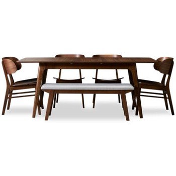 Uptown 6 Piece Dining Set with Leaf