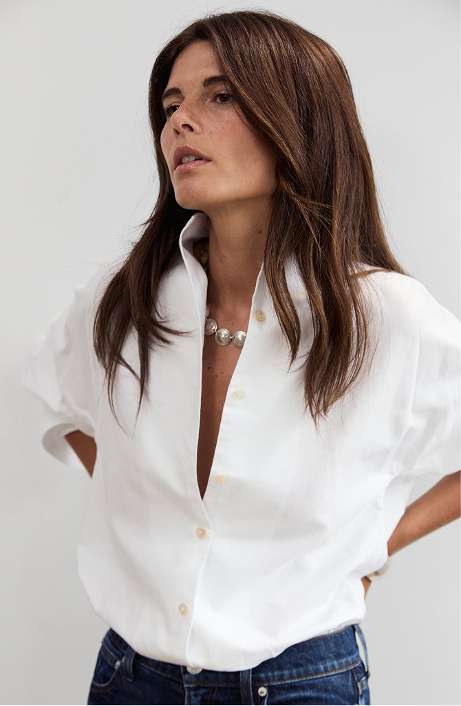 The Tate. Premium Women's Oxford Cotton Shirt.