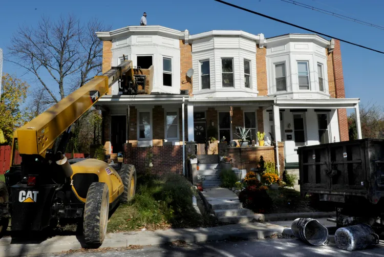 Baltimore abandoned homes