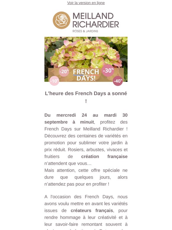 Code Promo Meilland Richardier