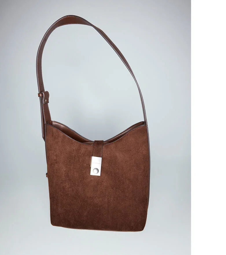Shoulder bag with crossbody bag