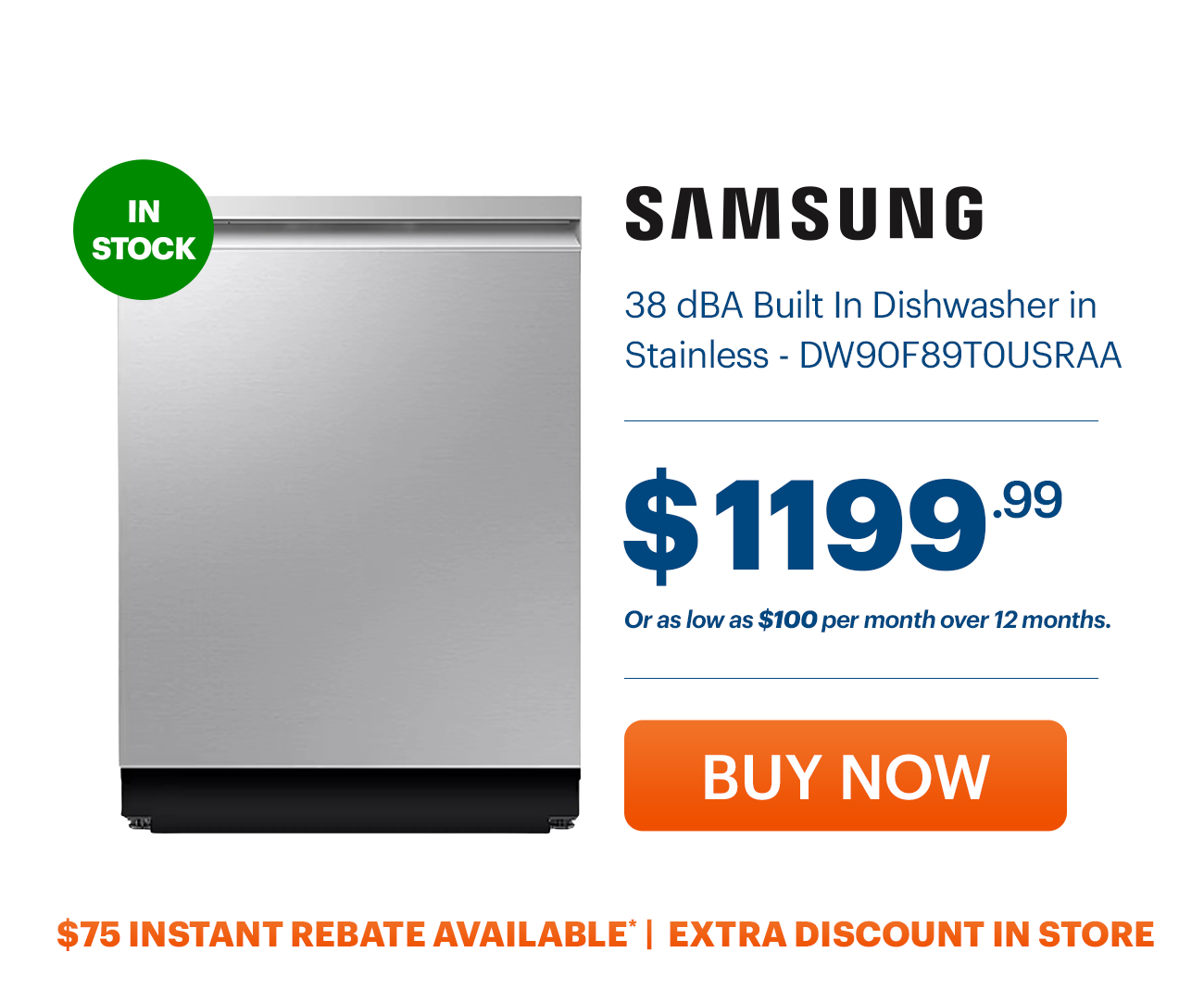 Samsung Dishwasher