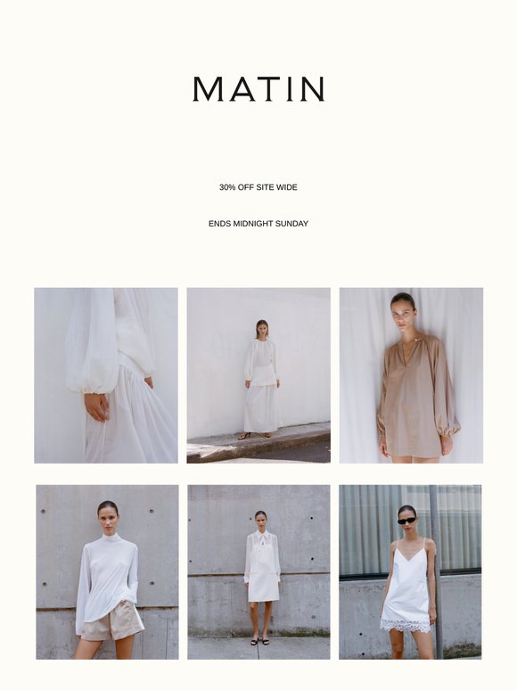 Matin Studio: The low cross back silk dress, for a long, hot summer. |  Milled