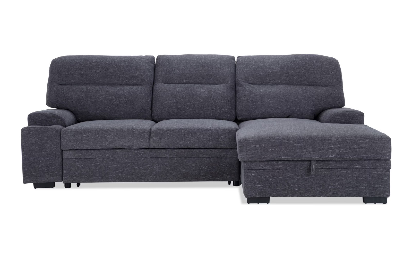 Halftime Gray 102'' Right Arm Facing Chaise Sectional