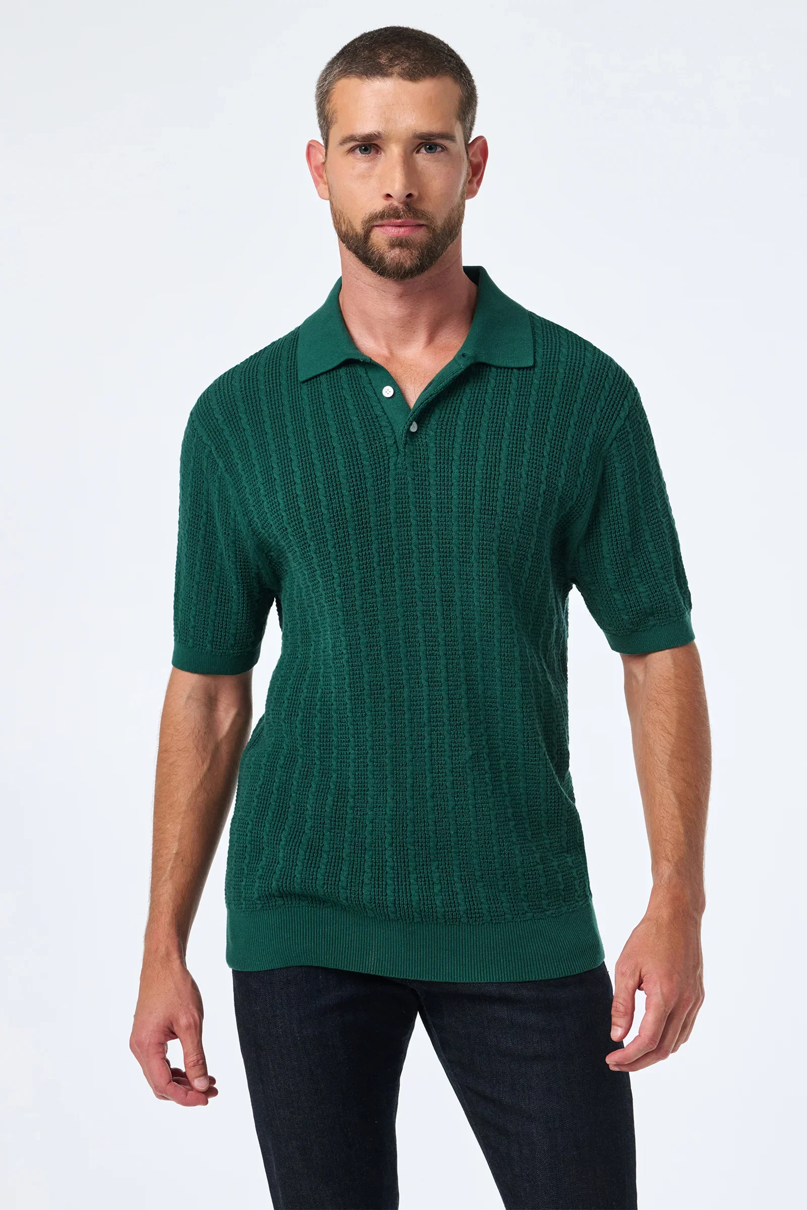 Image of Asher Short-Sleeve Polo