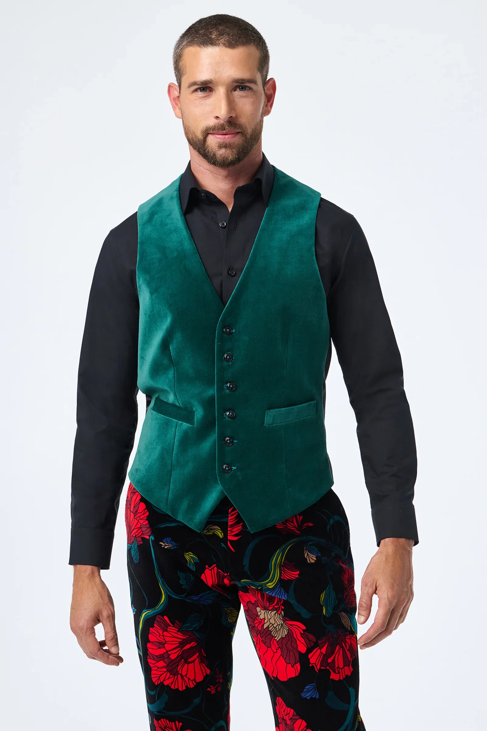 Image of Irving Velvet Vest