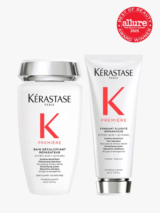 Kérastase Première Bain Décalcifiant Réparateur and Première Fondant Fluidité Réparateur