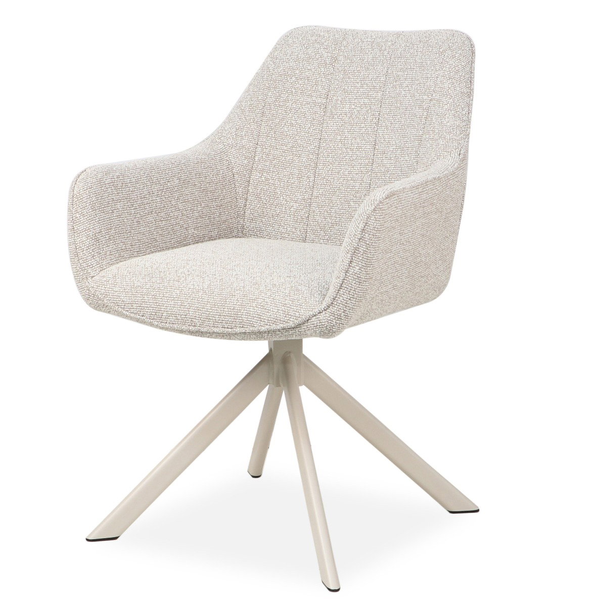 Image of Eetkamerstoel Lisbon Beige Frame Taupe