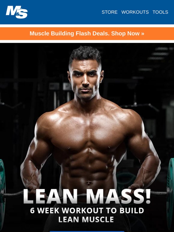 Muscle & Strength: 6 Week Program to Build Lean Muscle | Milled