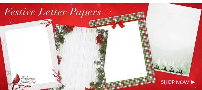 Shop Holiday Letter Papers at Fine Stationery