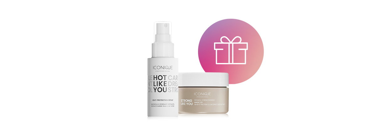 ICONIQUE Professional Hair Mask or Spray as a Free Gift