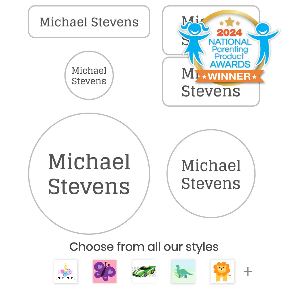 Image of Custom Preschool Labels Pack