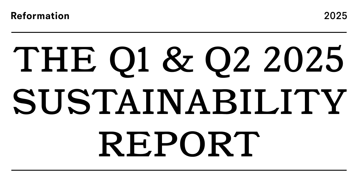 Sustainability Report