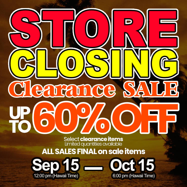 Store Closing Clearance Sale