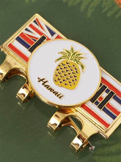 Flag Pineapple Hat Clip & Marker Set