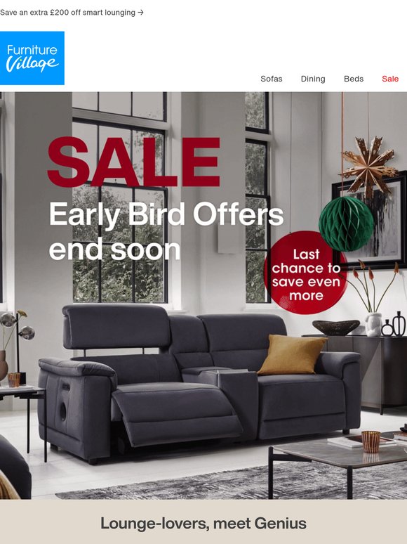 Furniture Village Our New High tech Media Sofa It s Genius Milled