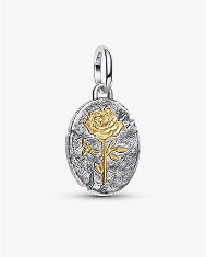 Rose Medallion Charm