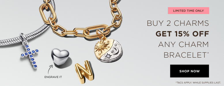 Buy 2 charms get 15% off