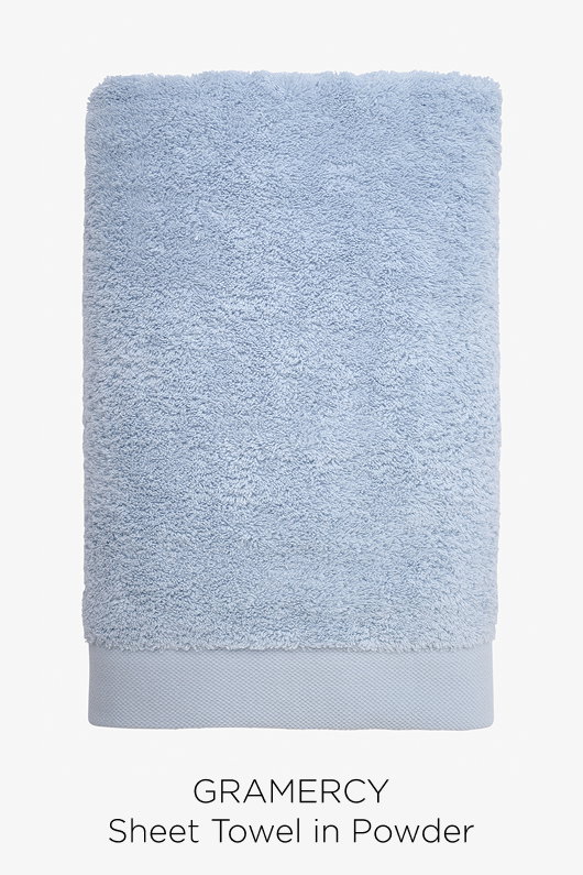 Gramercy Sheet Towel in Powder