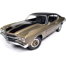 1970 Chevy Chevelle SS MCACN  - Centenniel Gold 1:18 Scale Diecast Model Car by American Muscle - Ertl