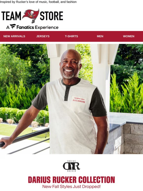 Tampa Bay Buccaneers: New! Darius Rucker Fall Styles >> | Milled