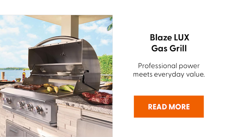 Blaze Professional Gas Grill Professional power meets everyday value