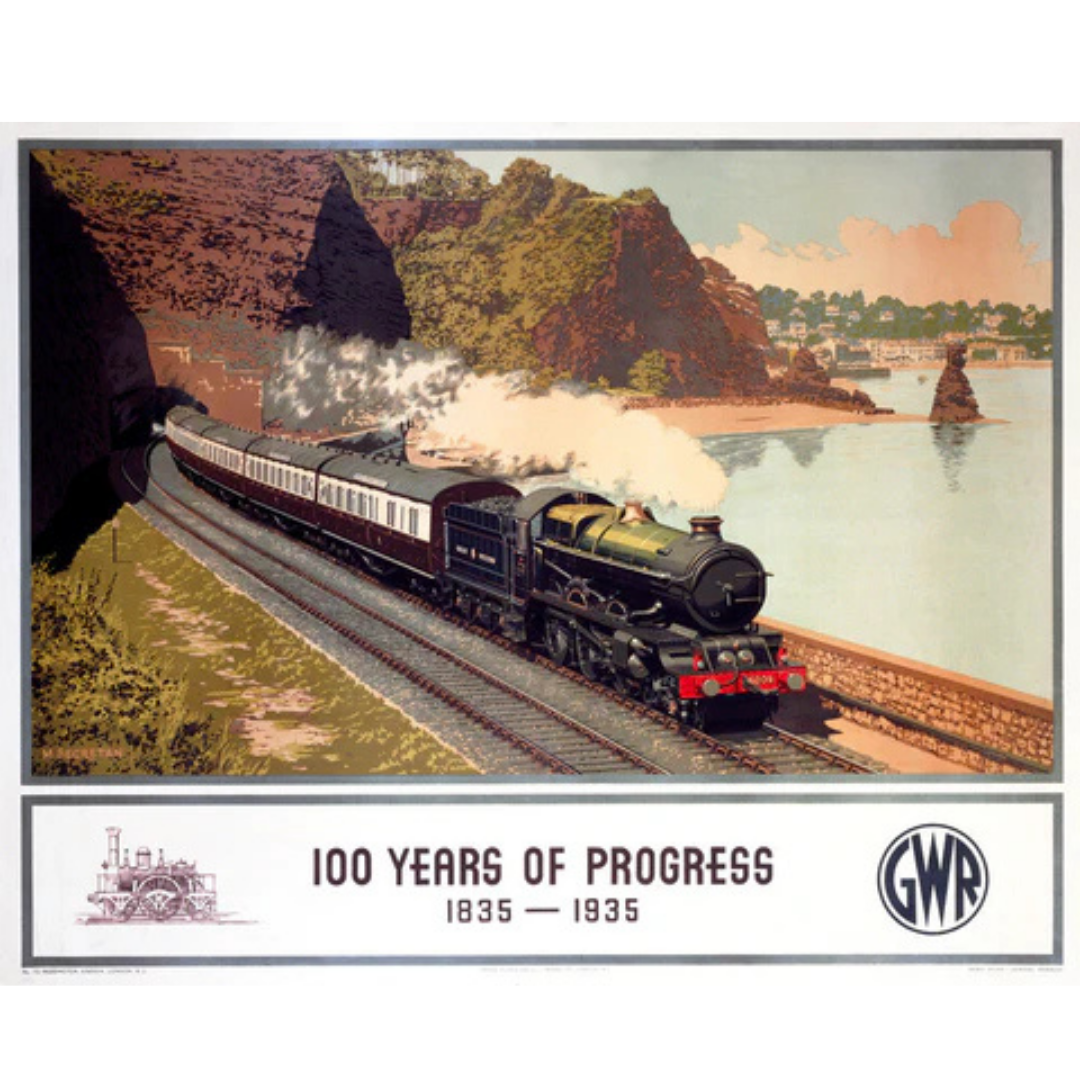 Vintage Railway poster