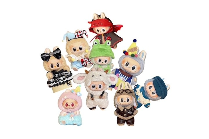 Labubu Klær – Mini-antrekk for G1–G3 Figurer