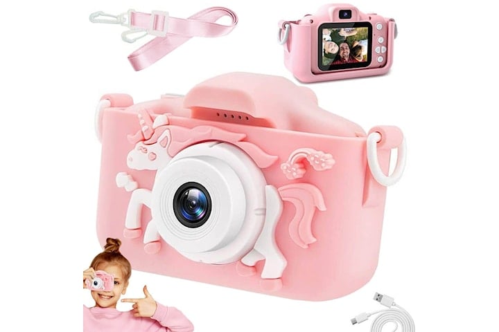 Digitalkamera for barn Unicorn Pink