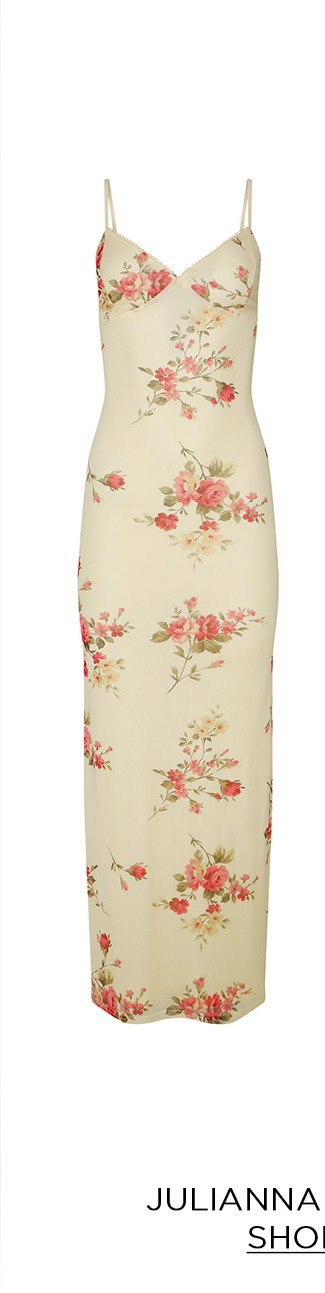 JULIANNA DRESS - YELLOW FLORAL