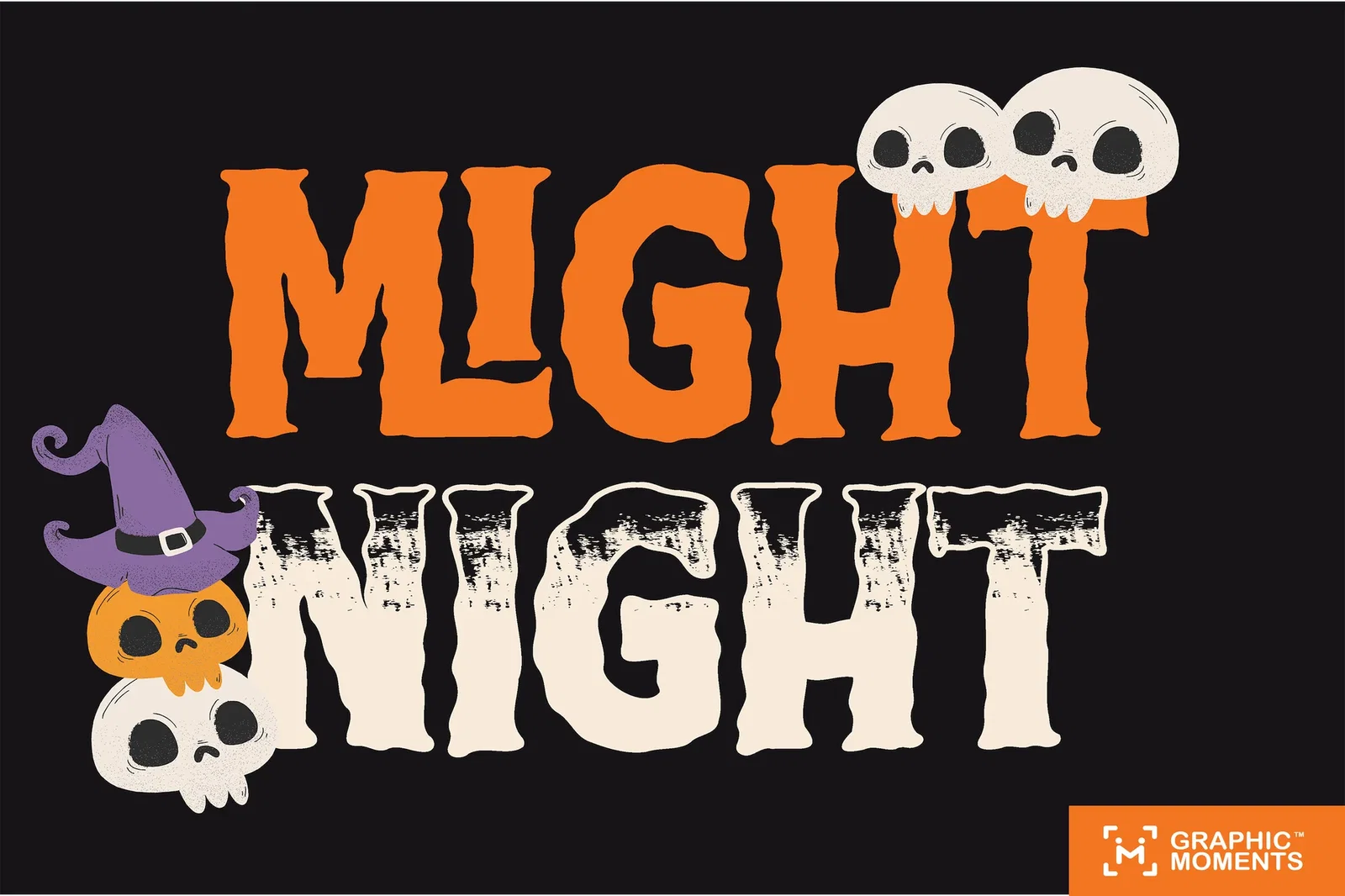 Might night - font