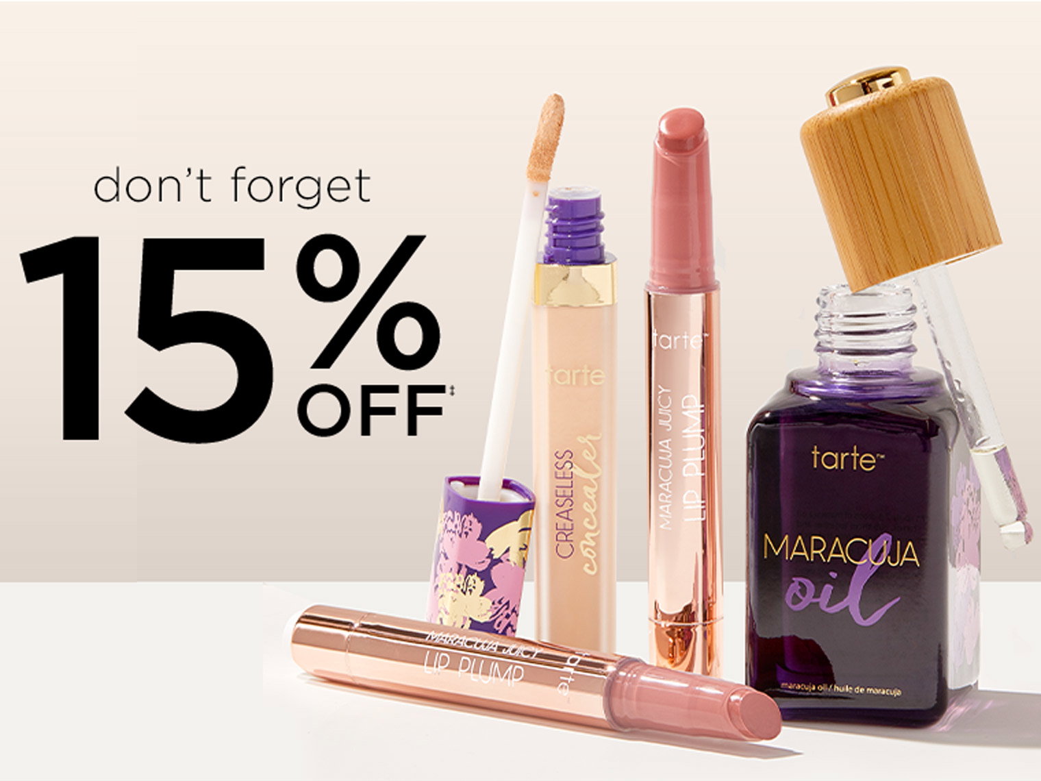 don't forget 15% OFF + FREE SHIPPING