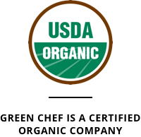 GREEN CHEF IS A CERTIFIED ORGANIC COMPANY