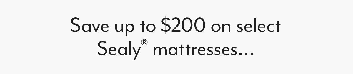 Shop Sealy Savings!