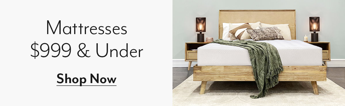 Shop Mattresses under $999