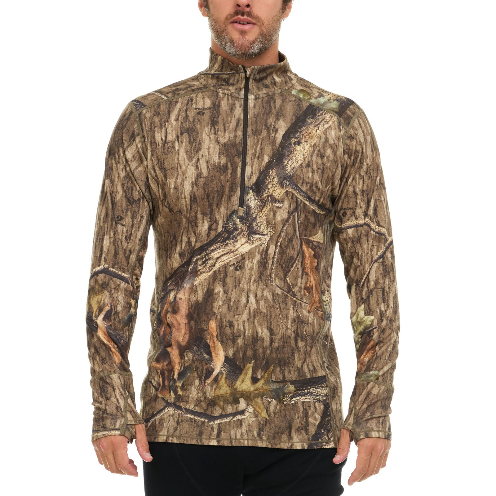 Image of Midweight 1/4 Zip<br>100% Merino Wool