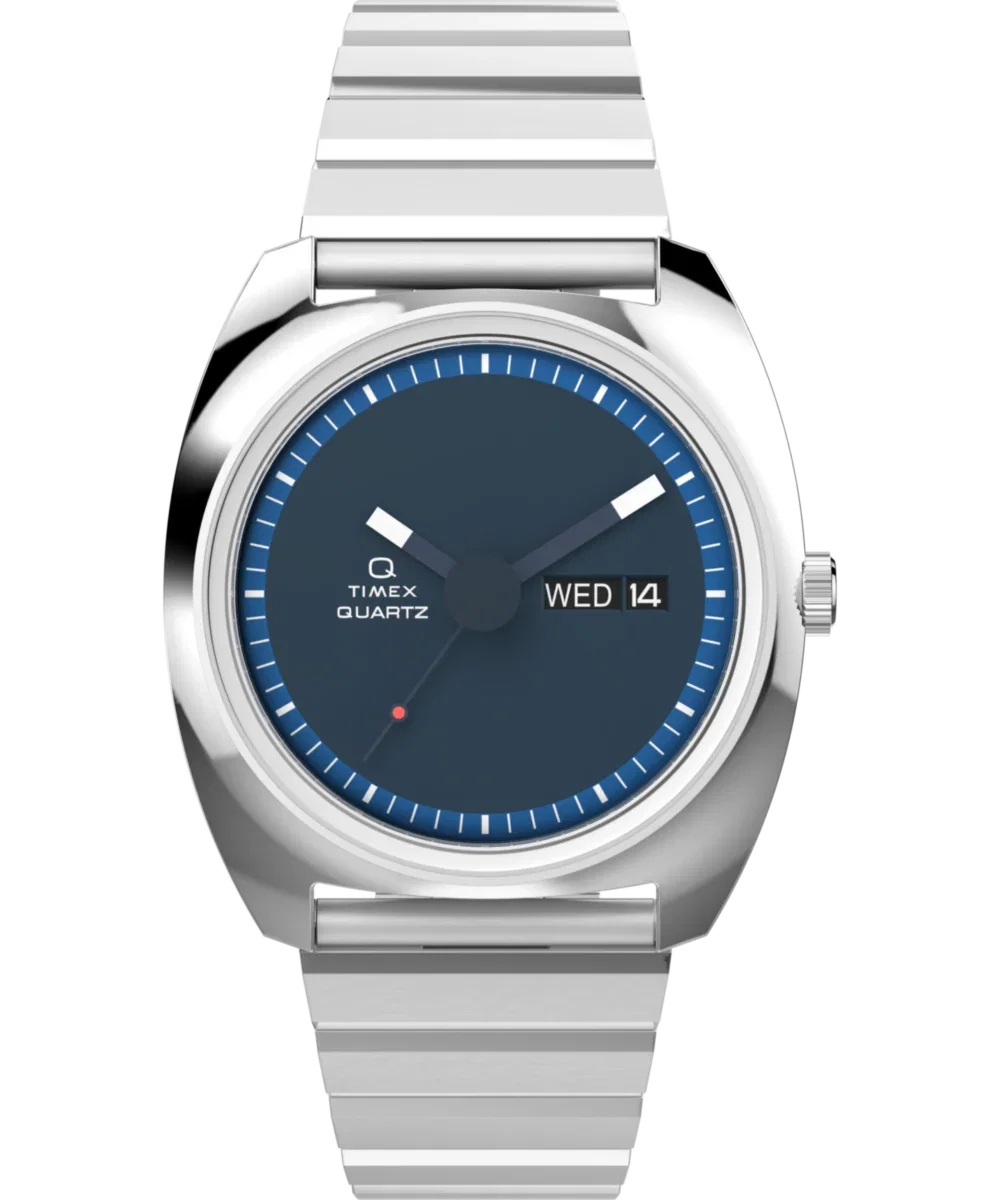 Image of Q Timex 1975 Enigma Reissue 37mm Stainless Steel Bracelet Watch