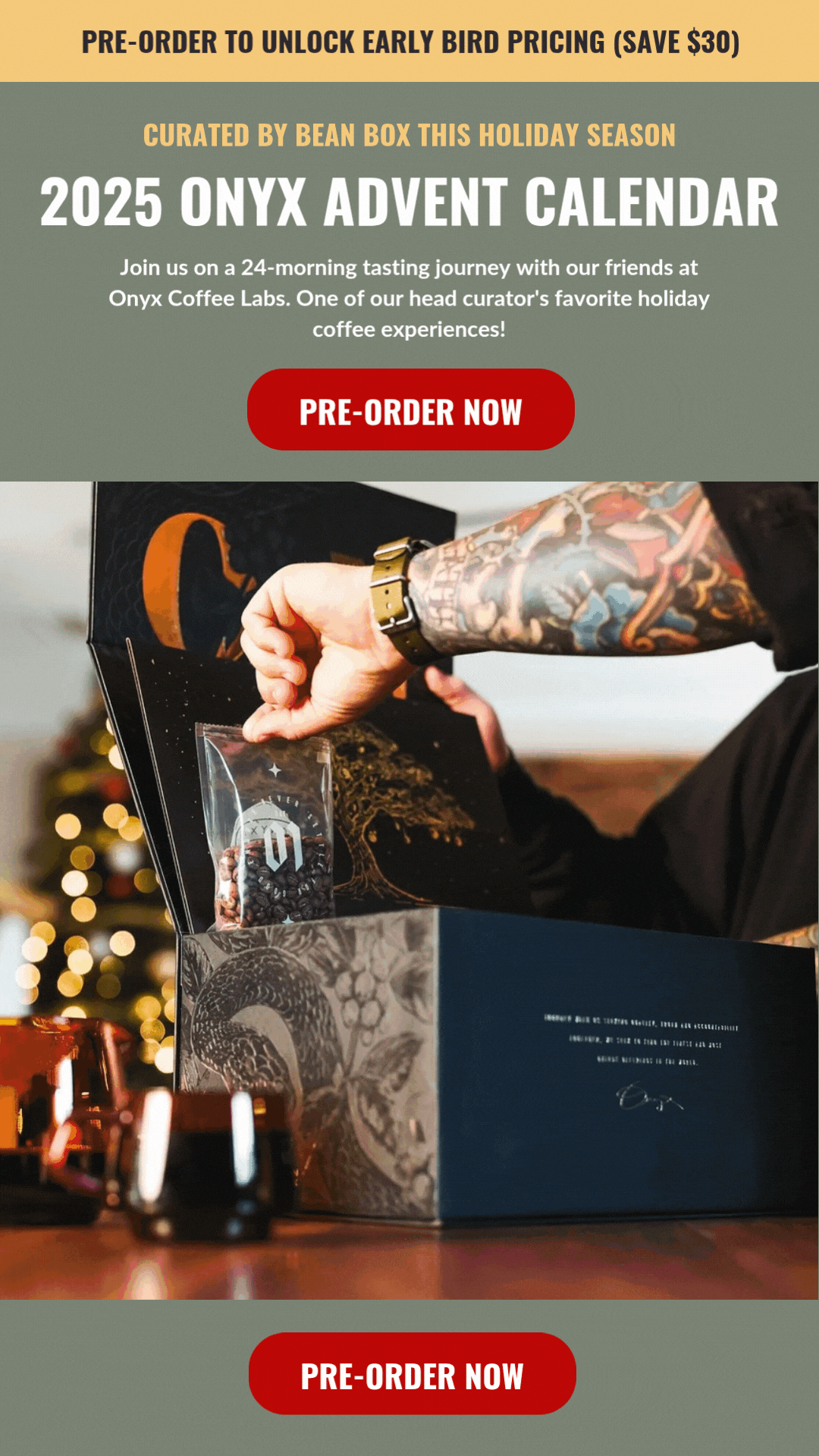 Bean Box: SAVE $30 NOW: 2025 Onyx Advent Calendar ☕🎁🎅 Milled Bean Box: SAVE $30 NOW: 2025 Onyx Advent Calendar ☕🎁🎅 Milled