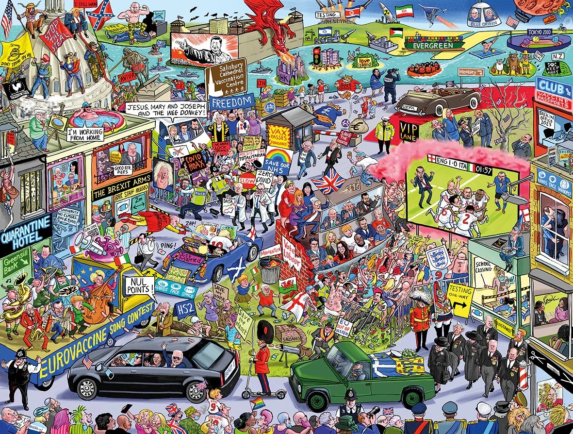 Image of 2021 According to Blower 1000 or 300 Piece Jigsaw Puzzle