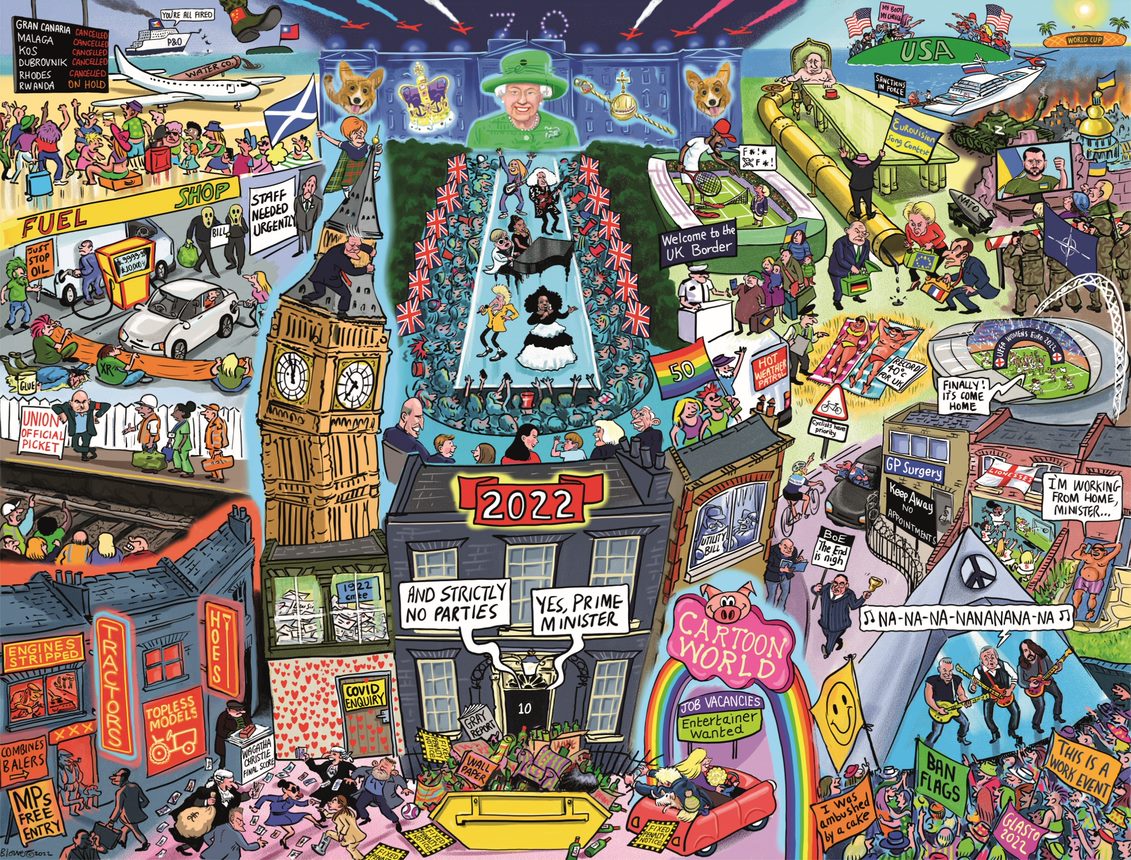 Image of 2022 According to Blower 1000 or 300 Piece Jigsaw Puzzle