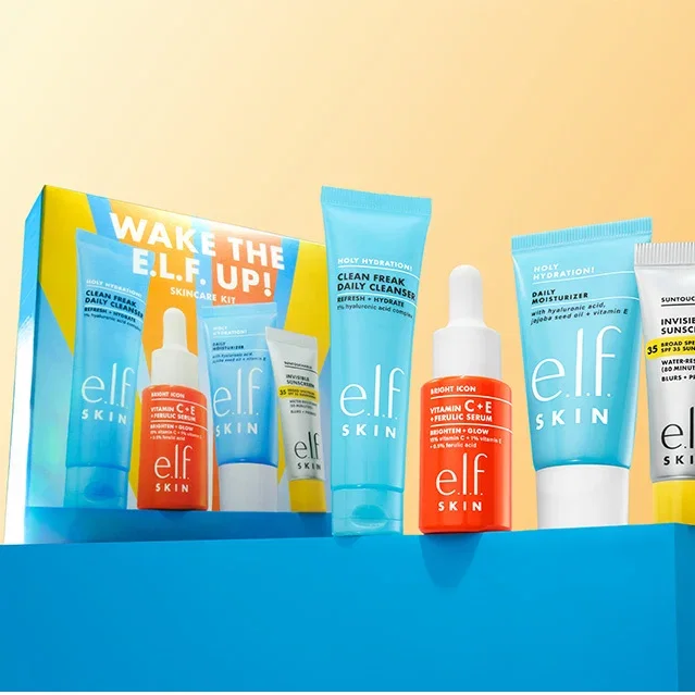 wake the e.l.f. up skincare kit