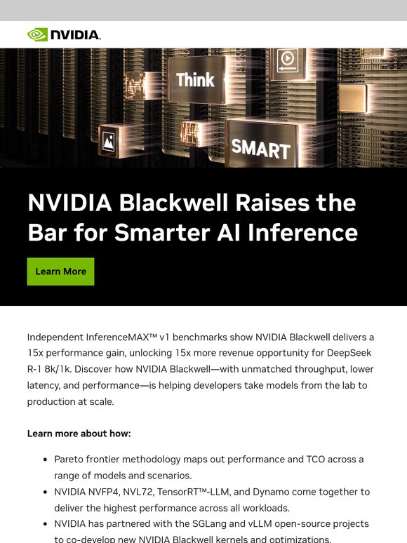 Nvidia: NVIDIA Blackwell raises the bar for AI inference | Milled